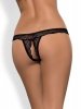 Obsessive Miamor stringi otwarte czarne XXL